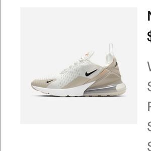 Nike air max 270  8.5 great neutral color